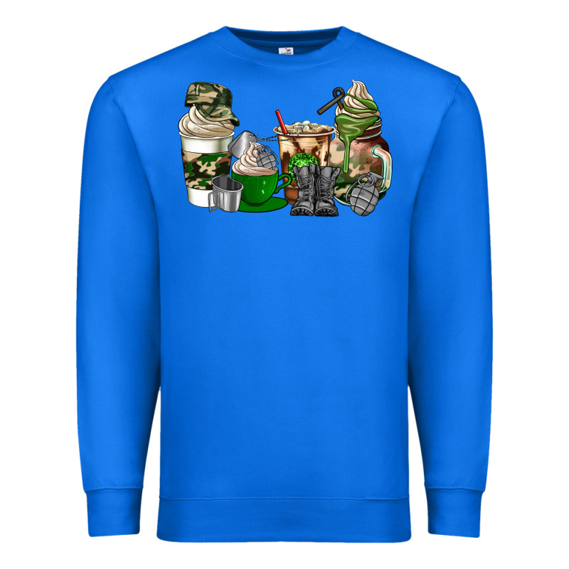 Veteran Coffee Cups Premium Sweatshirt by AdoDesignShop | Teevron