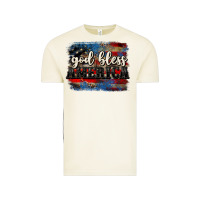 Vintage Arctic God bless America  4th of July Vintage Tee - CowGirlArtShop