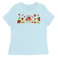 Baby Blue feeling berry good Ladies Tee - TumblerDesignByShophia