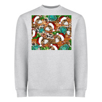 Heather Grey santa skeleton christmas tumbler Heavyweight Sweatshirt - Artiststas