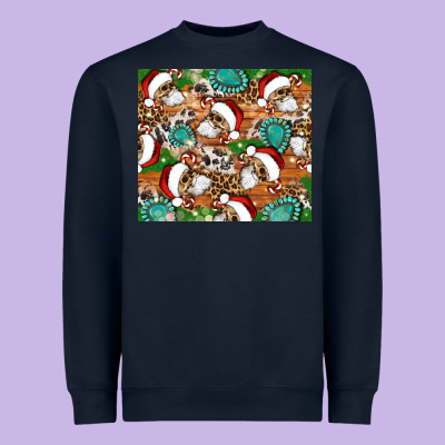 Santa Skeleton Christmas Tumbler Heavyweight Sweatshirt Designed By Artiststas