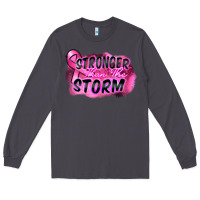 Smoke Stronger than the storm Long Sleeve Tee - FaDigitalArtStudio