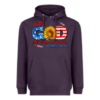 Plum with god all things are possible usa Heavyweight Hoodie - AdoDesignShop