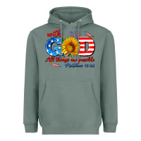 Sage with god all things are possible usa Heavyweight Hoodie - AdoDesignShop