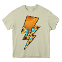 Mossy Lightning Bolt Heavy Core Tee - JahusDesignShop