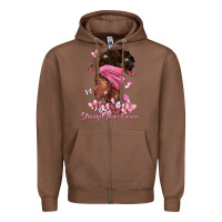 Chestnut stronger than cancer Zipper Hoodie - BarkalooDesign