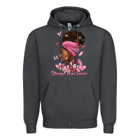 Smoke stronger than cancer Zipper Hoodie - BarkalooDesign