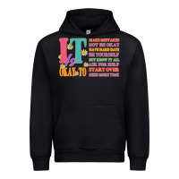 Black it is okay to Urban Hoodie - JahusDesignShop
