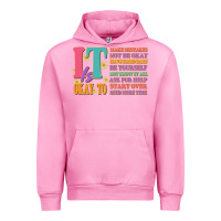 Fuchsia Pink it is okay to Urban Hoodie - JahusDesignShop