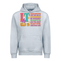 Heather Grey it is okay to Urban Hoodie - JahusDesignShop