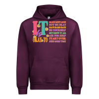 Mauve Wine it is okay to Urban Hoodie - JahusDesignShop