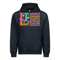 Navy it is okay to Urban Hoodie - JahusDesignShop