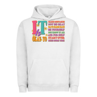 Pigment Lunar Rock it is okay to Urban Hoodie - JahusDesignShop