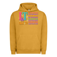 Pigment Peanut Butter it is okay to Urban Hoodie - JahusDesignShop