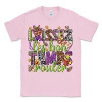 Bubblegum Pink Loissez les bon temps rouler Classic Tee - HowdyJamesFarm