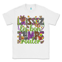 White Loissez les bon temps rouler Classic Tee - HowdyJamesFarm