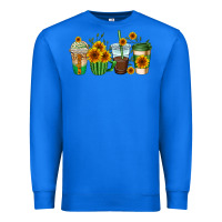 True Royal sunflowers coffee cups Premium Sweatshirt - AdoDesignShop