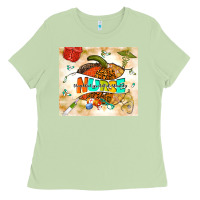Matcha fall nurse pumpkin Ladies Tee - TumblerDesignByShophia