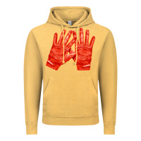 Vintage Mustard receiver gloves fa element 1 Vintage Hoodie - FaDigitalArtStudio