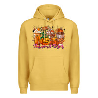 Antique Gold Thanks A Latte Autumn Vibes Premium Hoodie - CowhideDigitalArt