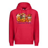 Cardinal Thanks A Latte Autumn Vibes Premium Hoodie - CowhideDigitalArt