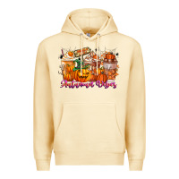 Pina Colada Thanks A Latte Autumn Vibes Premium Hoodie - CowhideDigitalArt