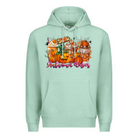 Seafoam Thanks A Latte Autumn Vibes Premium Hoodie - CowhideDigitalArt
