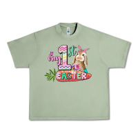 Oil Green My first Easter Day Urban Heavy Tee - CowGirlArtShop