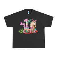Pigment Black My first Easter Day Urban Heavy Tee - CowGirlArtShop
