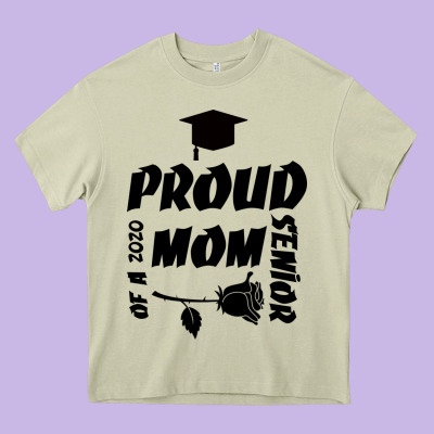 Proud Mom Of A 2020 Senior Heavy Core Tee Designed By Bettercallsaul