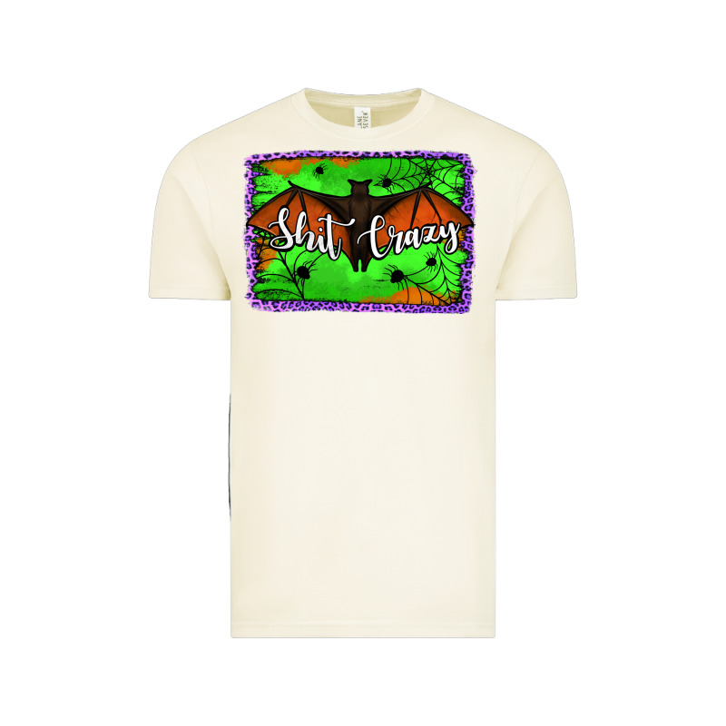 Bat Shit Crazy With Background Vintage Tee by Jasminsmagicworld | Teevron