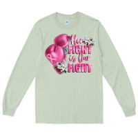 Matcha her fight is our fight Breast cancer awareness Long Sleeve Tee - FaDigitalArtStudio