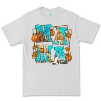 Dove Grey Fall Mama Premium Tee - texasbilliewilder
