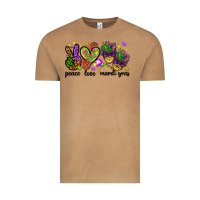 Vintage Camel Peace Love Mardi Gras Vintage Tee - HowdyJamesFarm