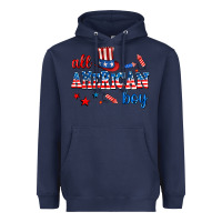 Navy all american boy Heavyweight Hoodie - AdoDesignShop