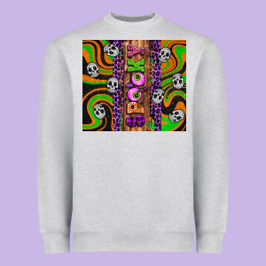 Spooky Heavyweight Sweatshirt Designed By Artiststas