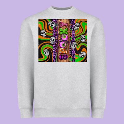Spooky Heavyweight Sweatshirt Designed By Artiststas