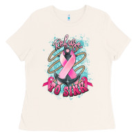 Bone Refuse to sink Cancer anchor Cancer Awareness Ladies Tee - HowdyJamesFarm