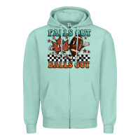 Seafoam falls out balls out Zipper Hoodie - BarkalooDesign
