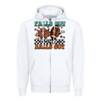 White falls out balls out Zipper Hoodie - BarkalooDesign