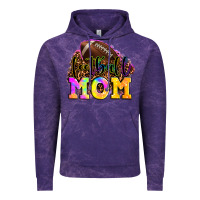 Cloud Purple football mom Vintage Hoodie - OliviaCreatesArt