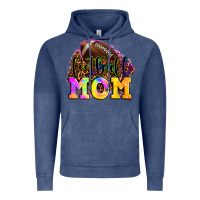Vintage Denim football mom Vintage Hoodie - OliviaCreatesArt