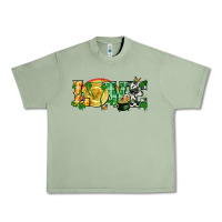 Oil Green Western love St. Patrick's Day p Urban Heavy Tee - CowGirlArtShop