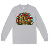 Moon Dust christmas rainbow with leopard cactus Long Sleeve Tee - RanaPortraitStore
