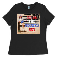 Black Chıll the fourth out Ladies Tee - TumblerDesignByShophia
