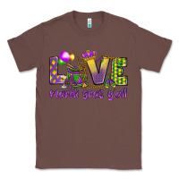 Chestnut Love Mardi Gras Y'all Classic Tee - HowdyJamesFarm