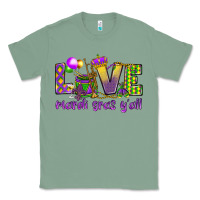 Sage Love Mardi Gras Y'all Classic Tee - HowdyJamesFarm