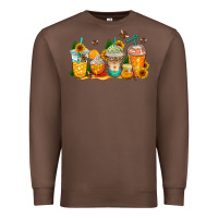 Chestnut bumble bee coffee cups Premium Sweatshirt - AdoDesignShop