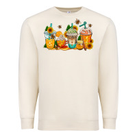 Sandshell bumble bee coffee cups Premium Sweatshirt - AdoDesignShop