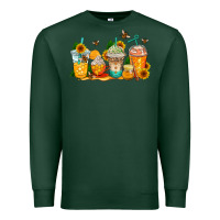Sports Green bumble bee coffee cups Premium Sweatshirt - AdoDesignShop